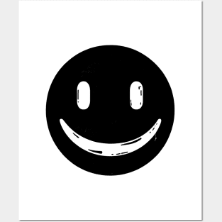Uncanny Valley Smile Icon Posters and Art